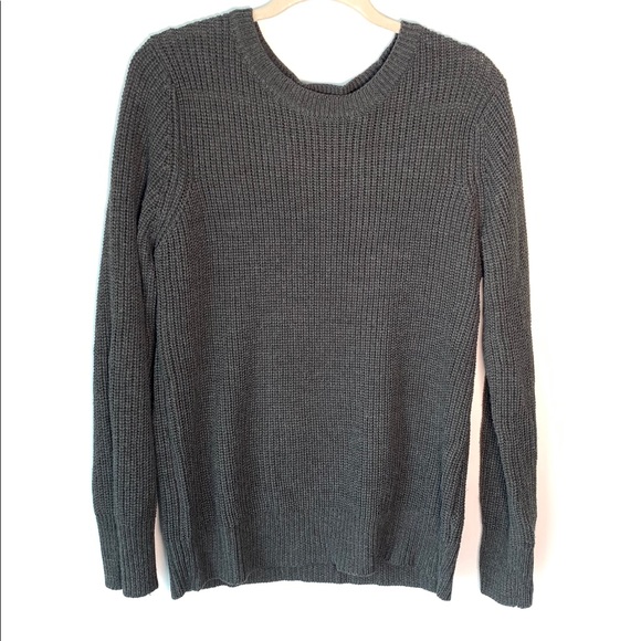 Cozy Grey Relaxed Fit Sweater - Large - Picture 5 of 7
